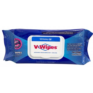 V-WIPES Large Hospital Grade Disinfectant Wipes Pack of 80