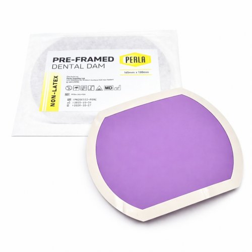 PRE-FRAMED RUBBER DAM MEDIUM NON-LATEX - bag of 10