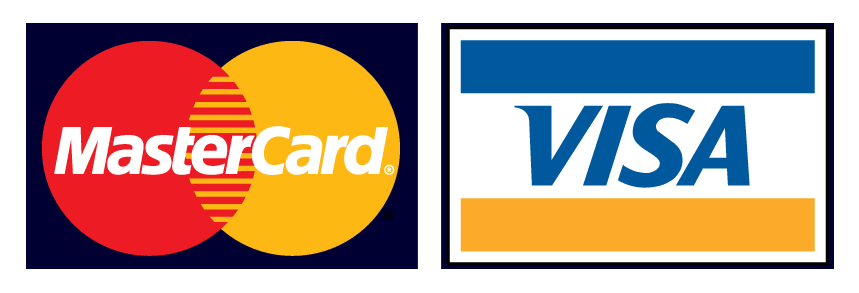 MasterCard and VISA logos